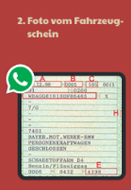 Bild von einem Fahrzeugschein für die Werkstatt in Darmstadt