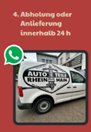 Abholung und Anlieferung von Autoteilen in Darmstadt